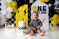 Alexis  Beloussow | Brayden | One Year Cake Smash| One Happy Dude | Oct 2023
